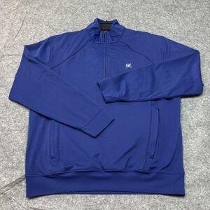 Donald Ross Pullover Mens Medium Blue 1/4‎ Zip Golf Activewear Light Jacket